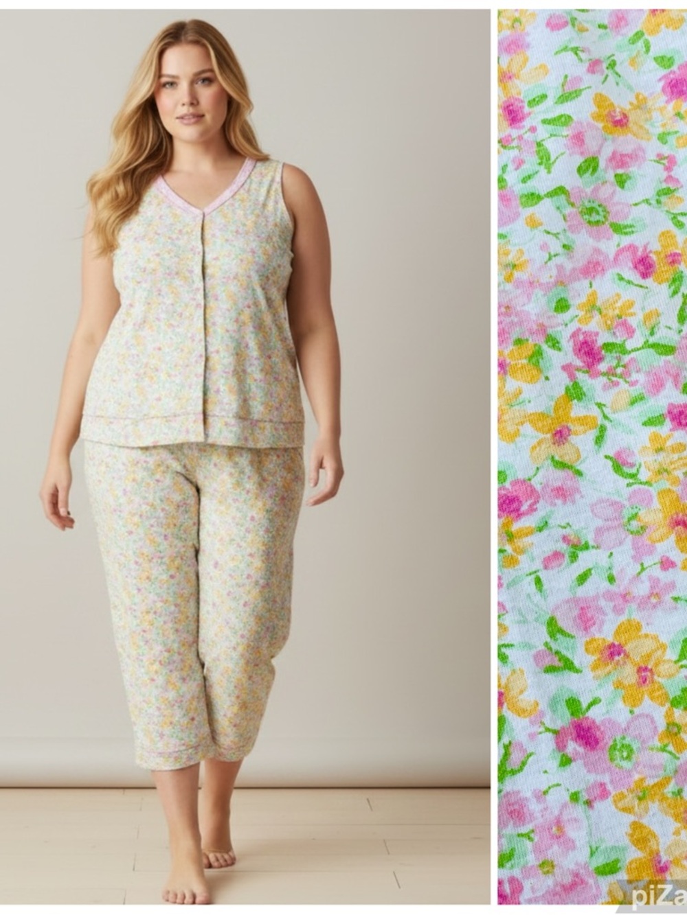 CELESTIAL DREAMS Floral Pajama Set